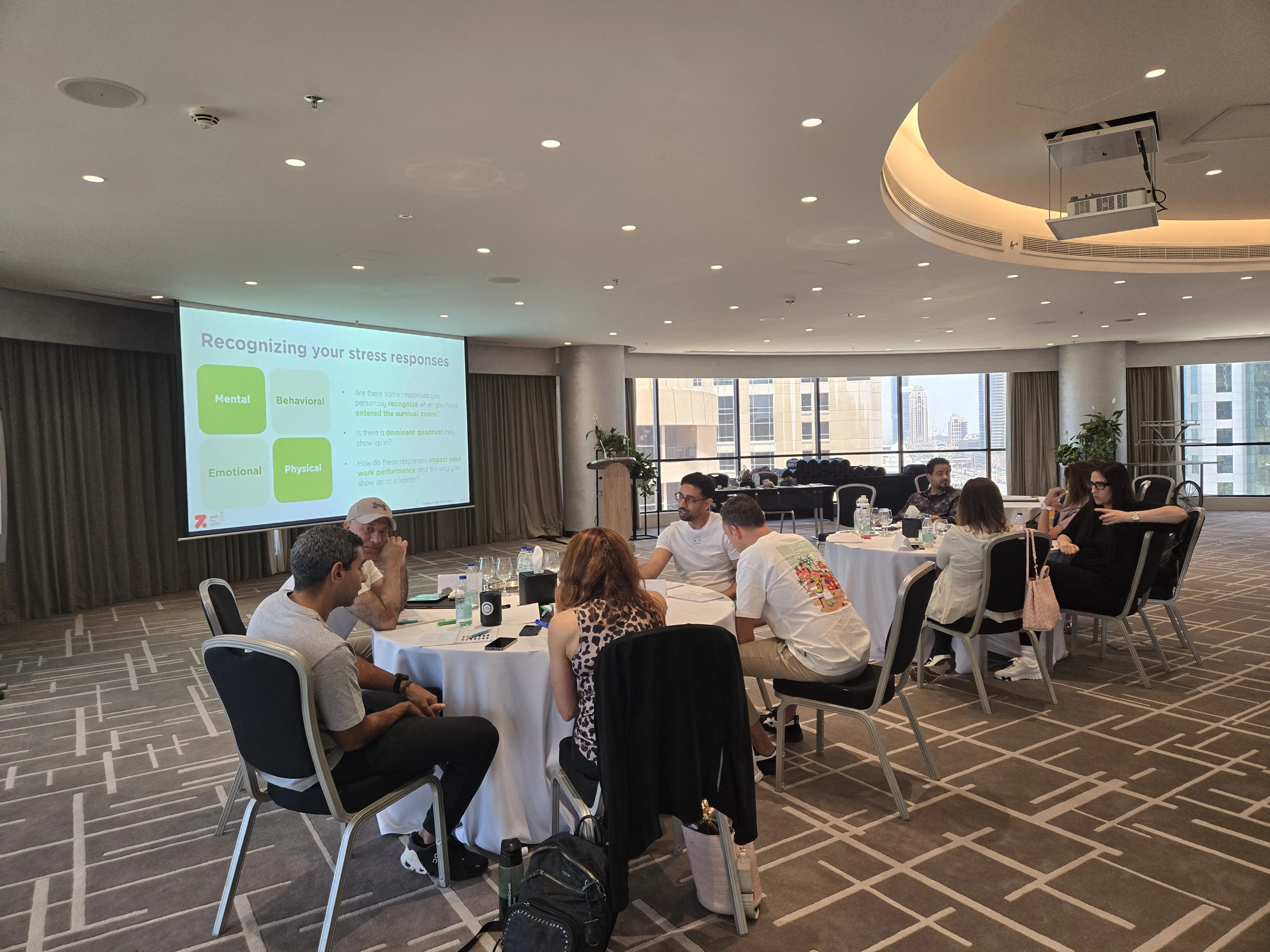 Yvon Golbach in action building resilient leaders