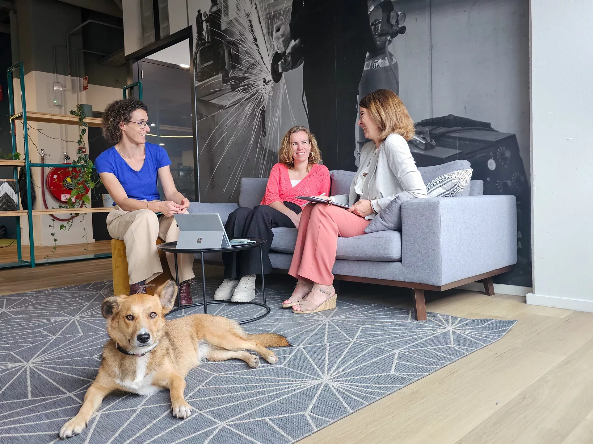 Meeting team couch